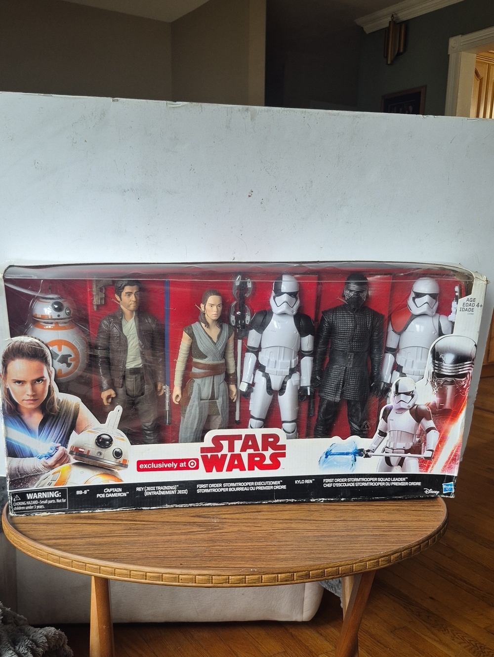 New Star Wars Action Figure Set - White, Black, Red - Target Exclusive